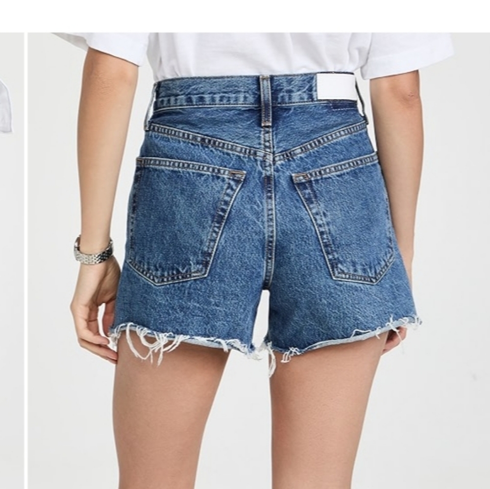 Re/Done Originals 90's Low Slung Short en Bleu Mere Sz 31 NWT - Picture 6 of 16